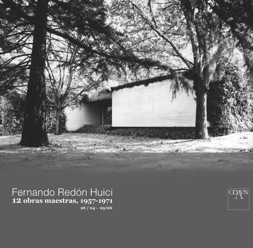En este momento estás viendo Exposición FERNANDO REDÓN HUICI, ARQUITECTO. 12 OBRAS MAESTRAS, 1957-1971 (26/04-29/06)